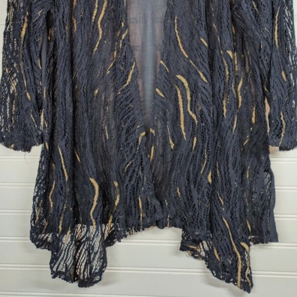 CHICO'S Travelers Collection Open Front Sheer Cardigan - Picture 4 of 11